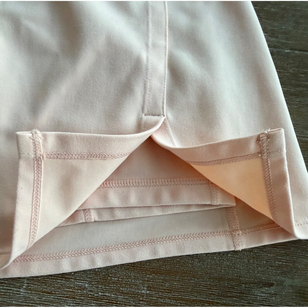 Reebok Womens Tennis Skort Pockets Built-In Shorts Sz XS Light Peach Color FLAW - Picture 9 of 10